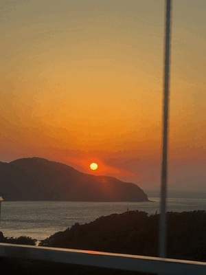 夕日