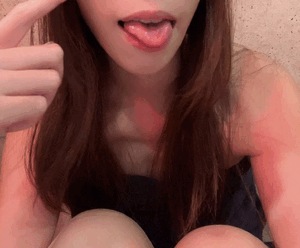 顔舐め大好きっ子