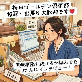 【Rさんに聞いた】「60歳まで医療事務」vs「梅ゴで10年」――生涯年収をシミュレートして選んだ、賢い働き方とは？