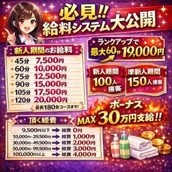 お給料の詳細を教えちゃいます！