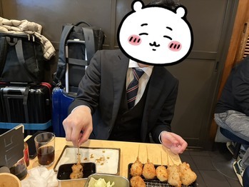 仕事終わりの串カツ by中の人